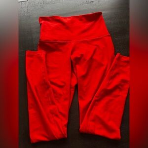 Old Navy‎ Active Small Red Extra High Rise Legging Go-Dry PowerSoft